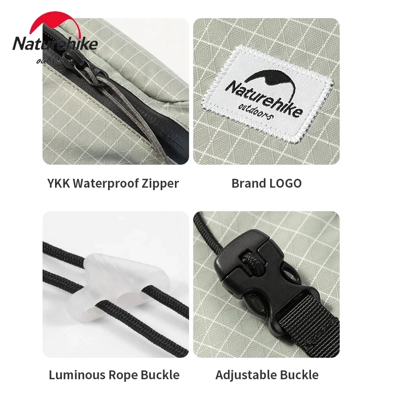 Naturehike Outdoor Casual Shoulder Bag Summer Unisex Small Bags Travel Mini Capacity Messenger Bag Waterproof Fashion Waist