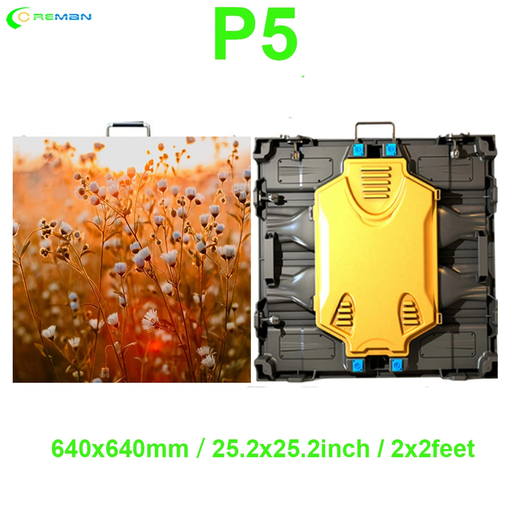 cheapest price 640mm x die casting aluminum led cabinet for P4 p5 p10 display screen video wall P5 |