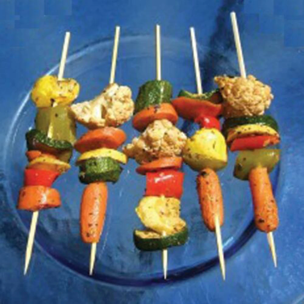 

3813/5000 pieces of disposable barbecue wooden bamboo skewers kebab bowl bowl chicken mutton skewer fruit barbecue party 30 cm