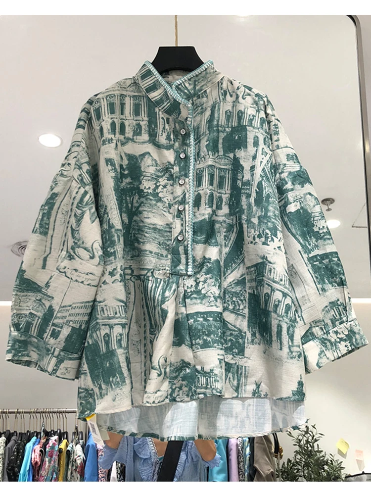 Big brand heavy craft Retro linen 3D printing