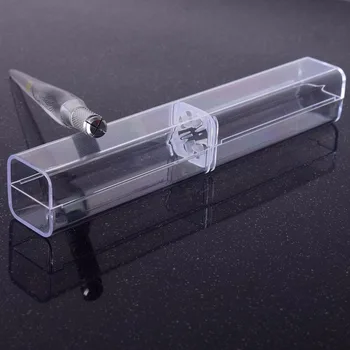 

HOT Grain Eyebrow Pencil Storage Box Eyebrow Microblading Pen Acrylic Box Eyebrow Tattoo Accesories Microblade Needle Holder