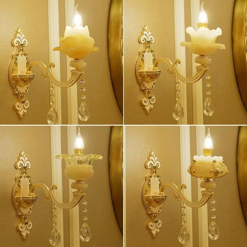 Бра Внутреннее освещение Candeeiro Parede Lampara De Interior Aplique Luz Pared для дома Хрустальный потолочный светильник настенный светильник для спальни
