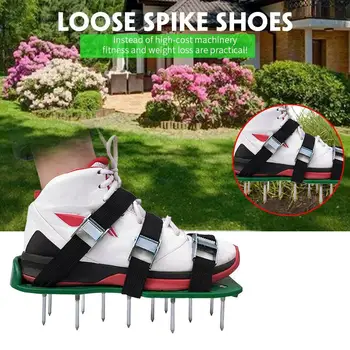 

1Pair Lawn Garden Grass Aerator Shoes horn Gardening Manicure Yard Gardening Tools Walk Revitalize Spikes Yard Garden Tools