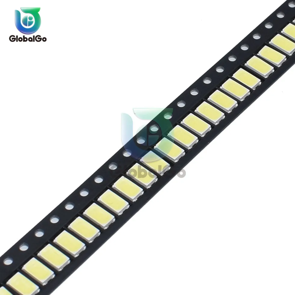 100 шт./лот 5730 0 5 W 50 55lm 6500K 6050 7000K белый свет SMD LED Диоды (3 3 ~ 6 V) Светодиодные