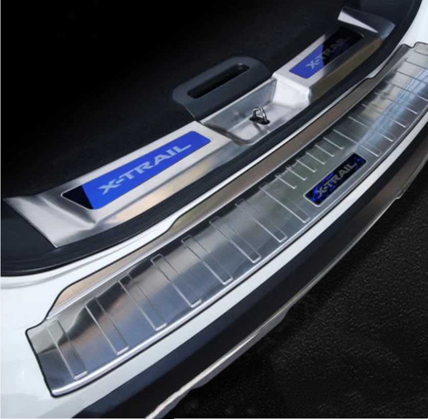 Нержавеющая сталь для Nissan X-Trail T32 Автомобильный задний бампер протектор порога Накладка/двери автомобиля Стайлинг