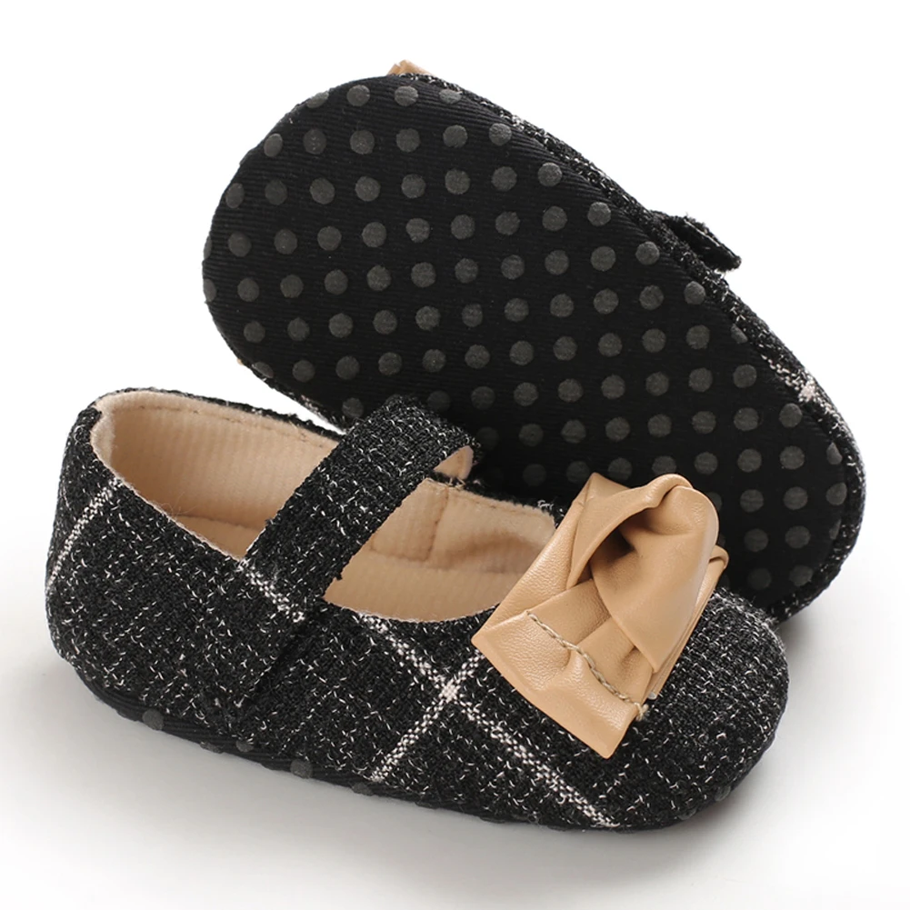 Newborn Baby Girl Shoes Party Princess Dress Shoes Infant Toddler Cute Bowknot Sneaker Baby Girl First Walkers