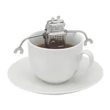 Креативный робот-ситечко для заварки чая из нержавеющей стали от производителя