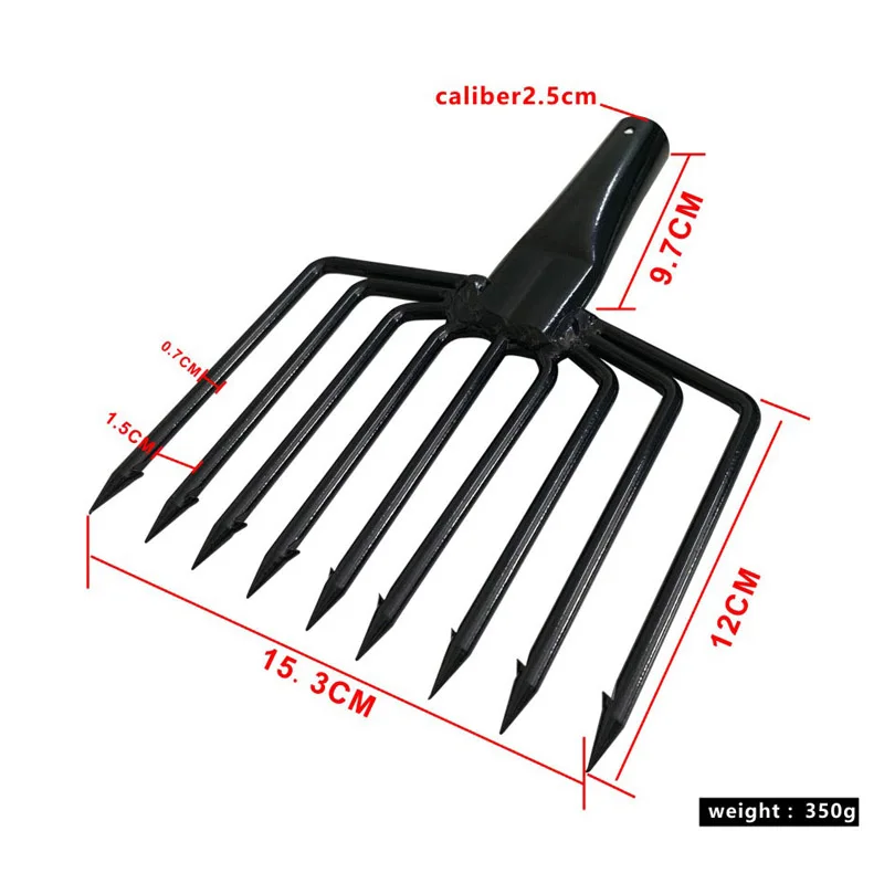 TopLine снасти Нержавеющая сталь зубец гарпун 5 рыбы вилка Рыбалка ледоколы аксессуары