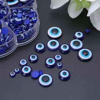 

320pcs 10mm Blue Evil Eye Plastic Safety Eyes for Bear Doll Animal Puppet Crafts Children Kids DIY Toys