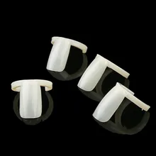 5 Pcs/50 Pcs Acrylic Penuh Kuku Tips Uv Gel Warna Muncul Tampilan Kuku Seni Ring Gaya Kuku tips(China)
