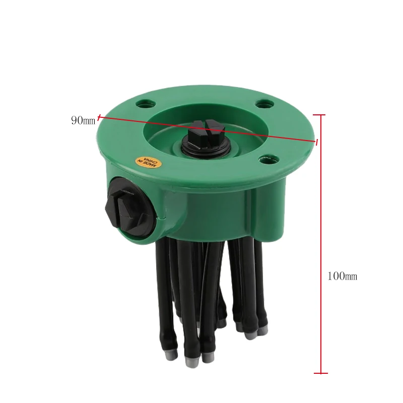 A Nozzle 90x100mm Разбрызгиватель для полива система охлаждения для дома, сада и двора Опрыскивание микро поток капельного 4/7 мм полива трубки насадка распылителя спринклера - Цвет: A Nozzle 90x100mm