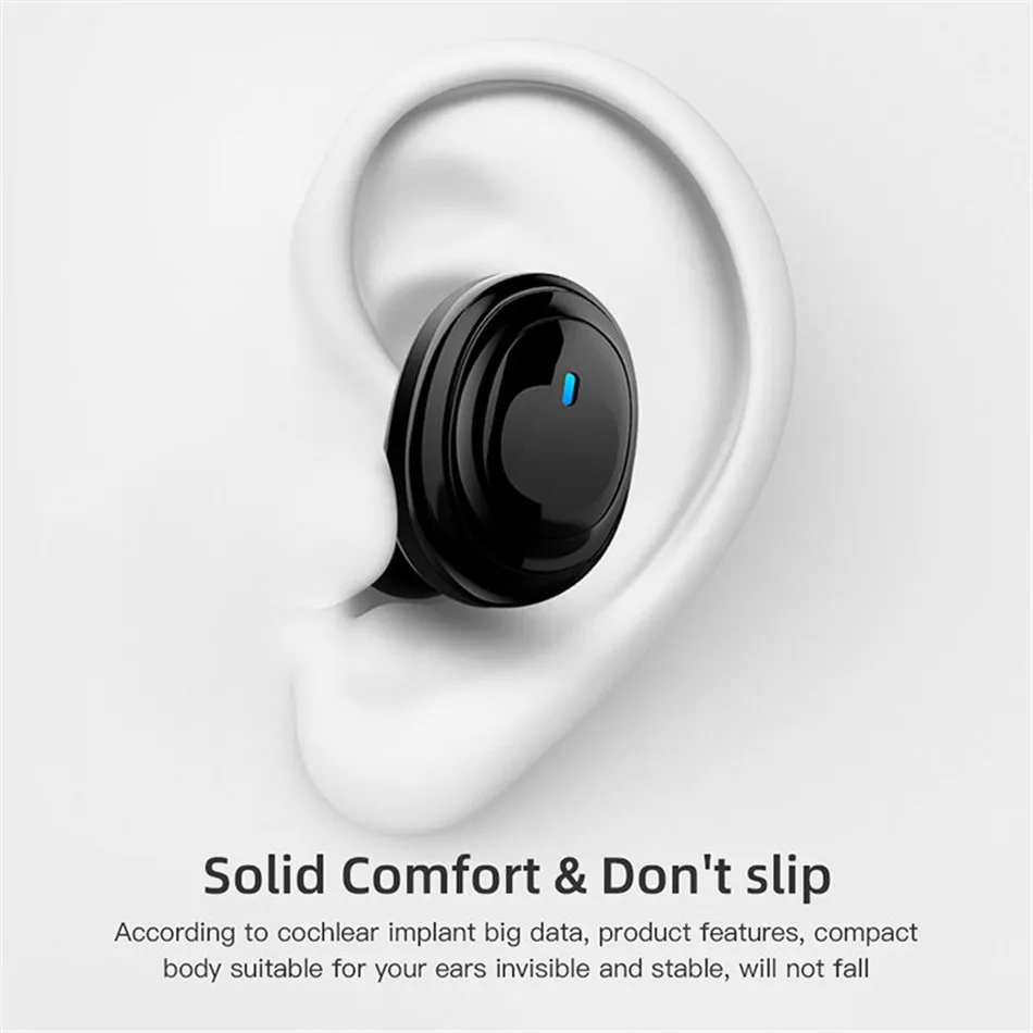 Ottwn H01 TWS Bluetooth наушники настоящие Беспроводные Bluetooth 5,0 наушники стерео музыкальные наушники сенсорное управление 2000 мАч светодиодный дисплей