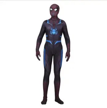 

PS4 Adult Kids Mens Marvels Superhero Spider-man Secert War Black Advanced Suit Mask Zentai Avengers Halloween Cosplay Costume