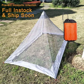 

Outdoor Camping Mosquito Net Tent for Single Camping Protection against mosquito virus transmission Camping Bed Anti Bed Tent
