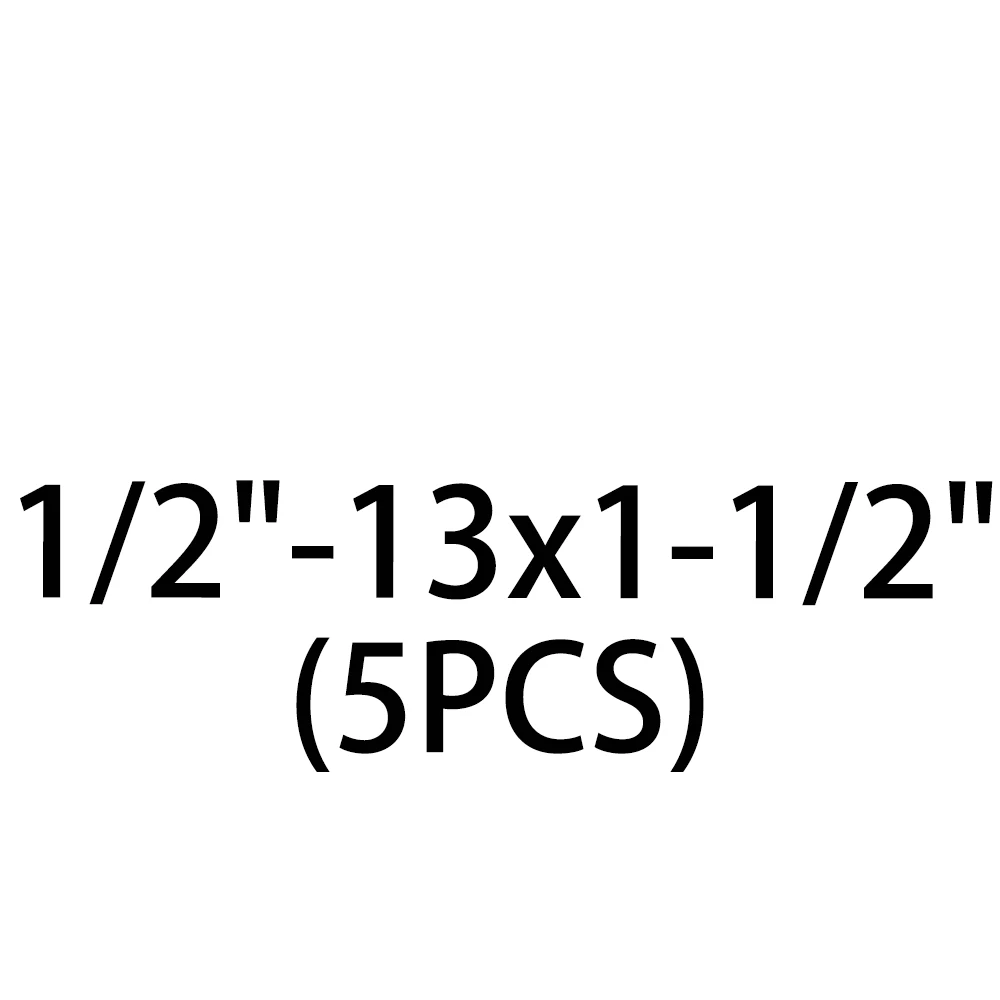 3/"-16 7/16"-14 1/"-13 Шестигранная головная крышка шестигранного болта ANSI B18.3 винт - Цвет: 5PCS