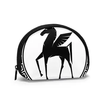 

Wallets Women Zipper Coin Purses Clutch Wallet Female Money Credit Card Holder Pegasus The Flying Black Horse