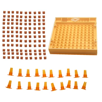 

1SET Beekeeping Queen Rearing System Base Protection Cover Cage Box Cell Cup Abelhas Ferramentas Garden Kit Arnia Apicoltura