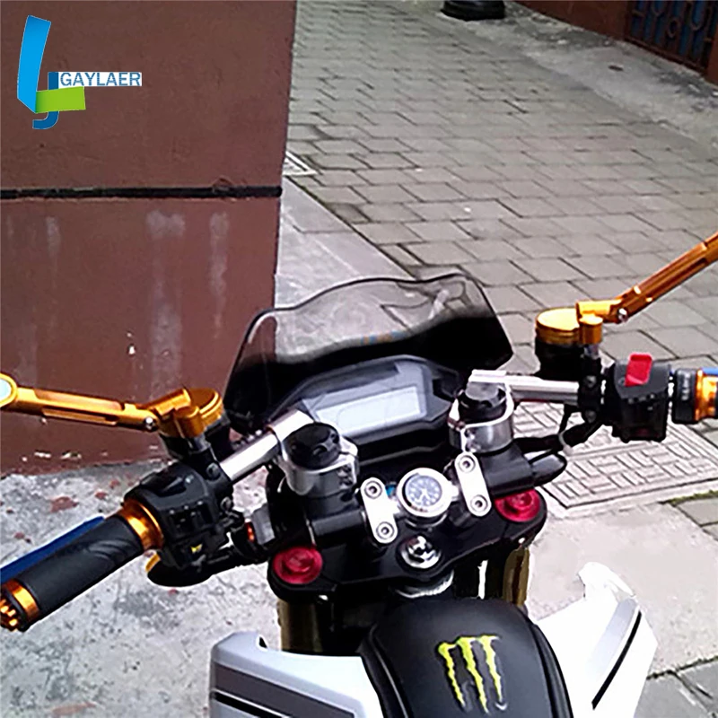 Руль мотоцикла для Yamaha YZF R3 R25 MT03 MT25 Регулируемый CNC 41 мм клип на Ons вилка Руль Ручка Бар