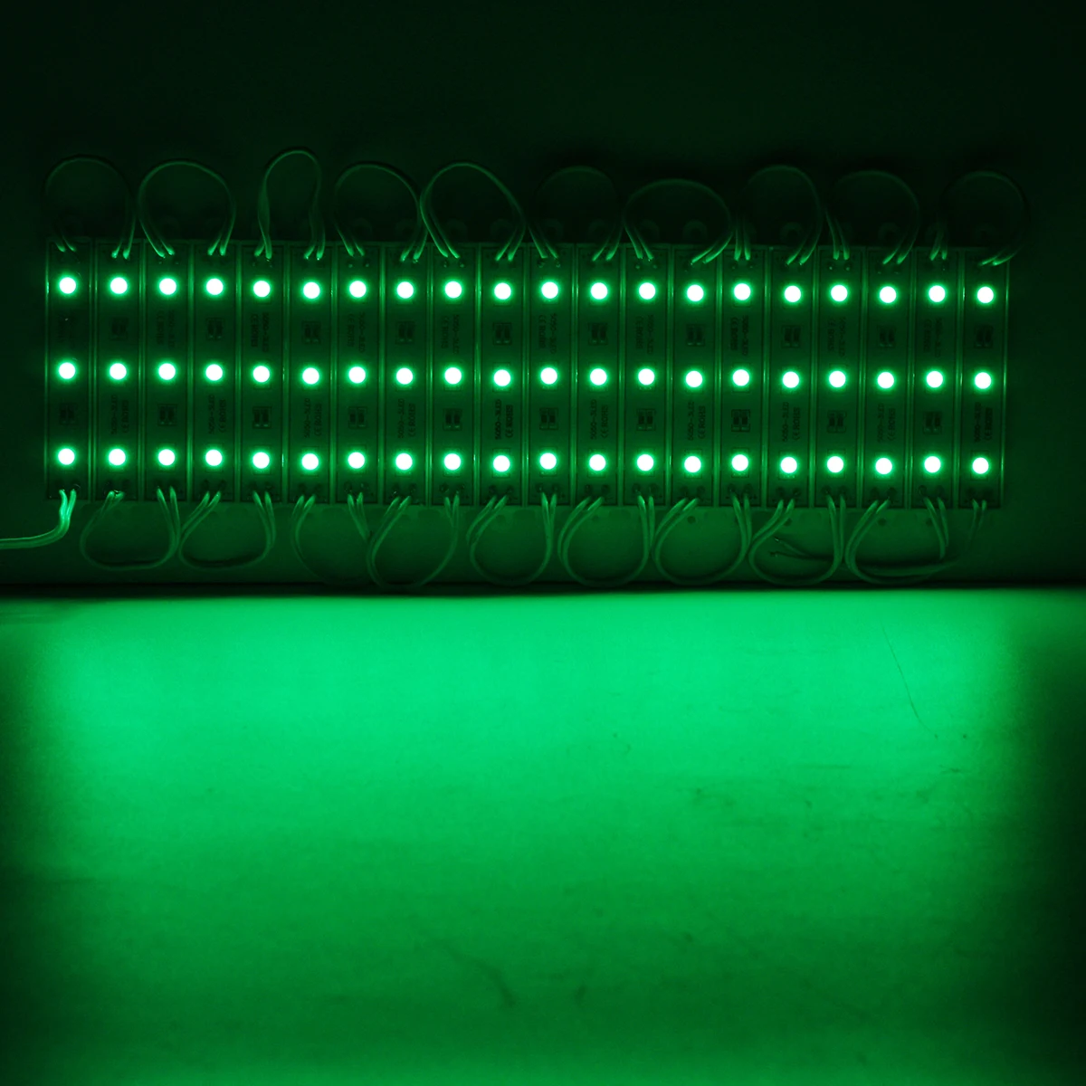 80PCS 5 Colors SMD5050 LED Module Store Strip Light Front Window Lamp + Power Supply + Remote DC12V