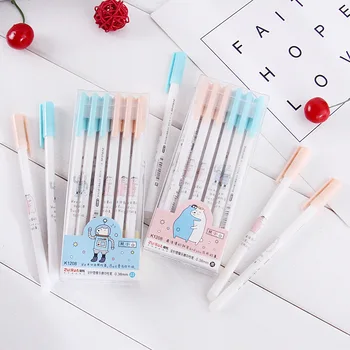

cute school supplies kawaii stationery supplies Cartoon Erasable constellation Small fresh 2020 Black blue gel pen