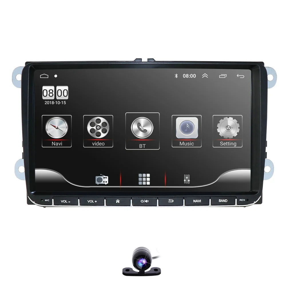 Camera3 DSP 2+ 32 Android 9,0 2Din для VW/Volkswagen/Golf/Polo/Tiguan/Passat/b7/b6/leon/Skoda/Octavia автомобильный Радио gps автомобильный мультимедийный плеер - Цвет: Camera3