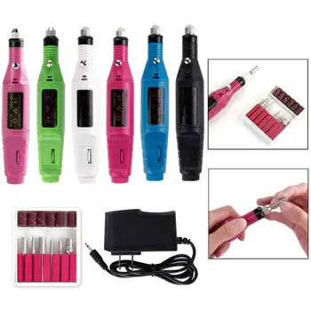 

1Set Power Electric Nail Drill Machine Professional Milling Cutter For Manicure Nail Art Pen Pedicure Nail File Tool Feet Care