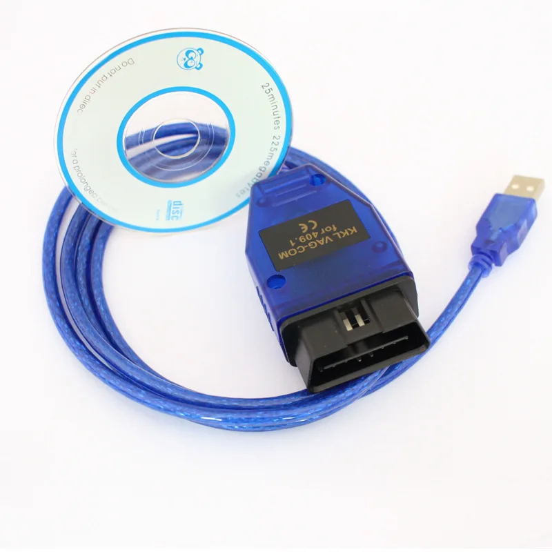 FT232RL VAG-COM 409,1 Vag Com vag 409 kkl OBD2 Диагностический кабель usb сканер сканирующий инструмент интерфейс для Audi Seat Volkswagen Skoda