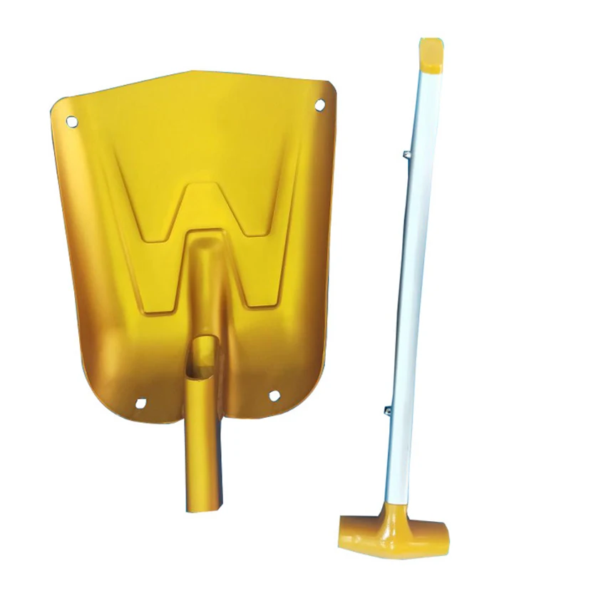 COFIT 47" Retractable Snow Shovel, Aluminium Alloy Snow Sand Mud Removal Tool For