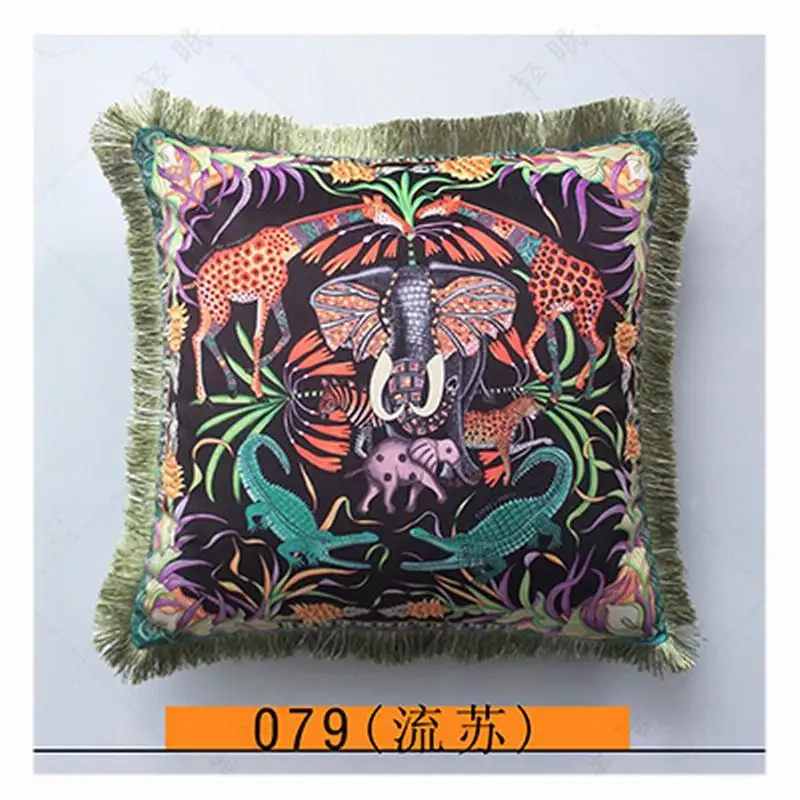 

Royal Europe New Design Luxury Cushion Case Squire Shape Horse Decorative Sofa Velvet Throw Pillow Seat Chair