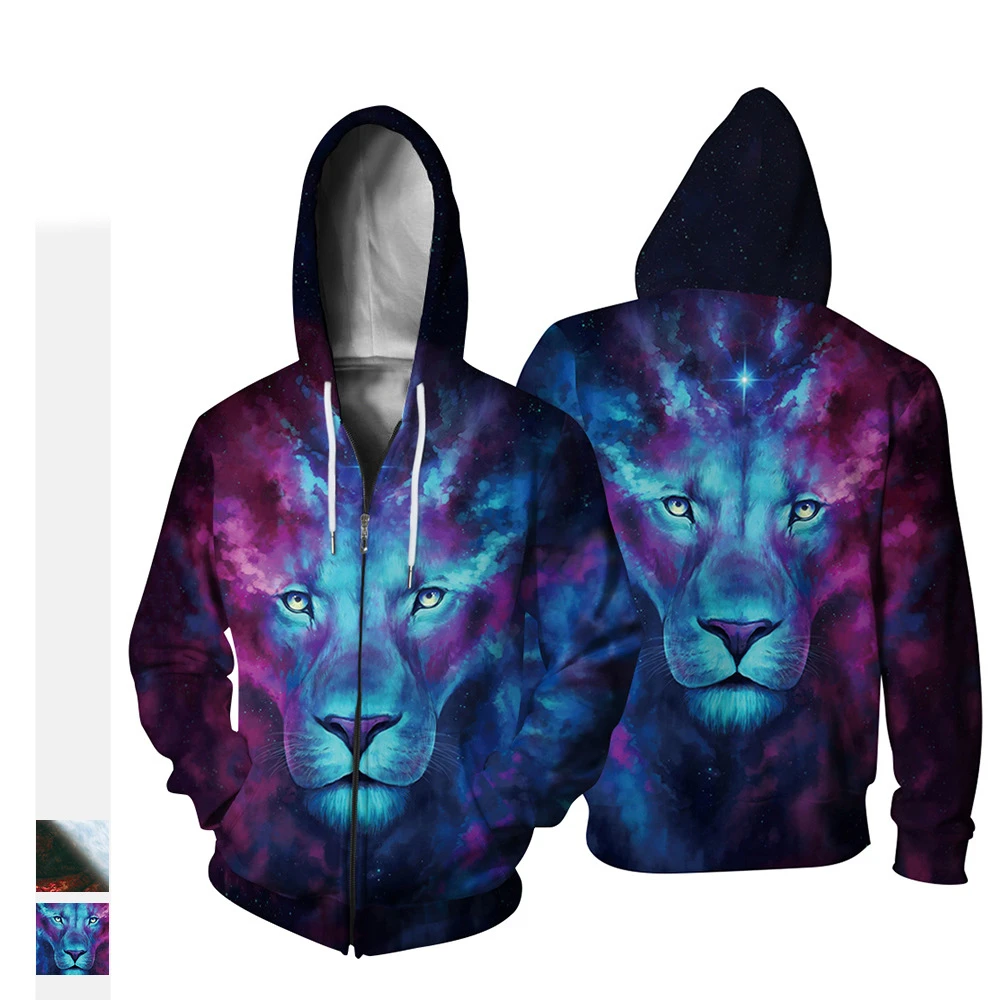 lightning lion hoodie