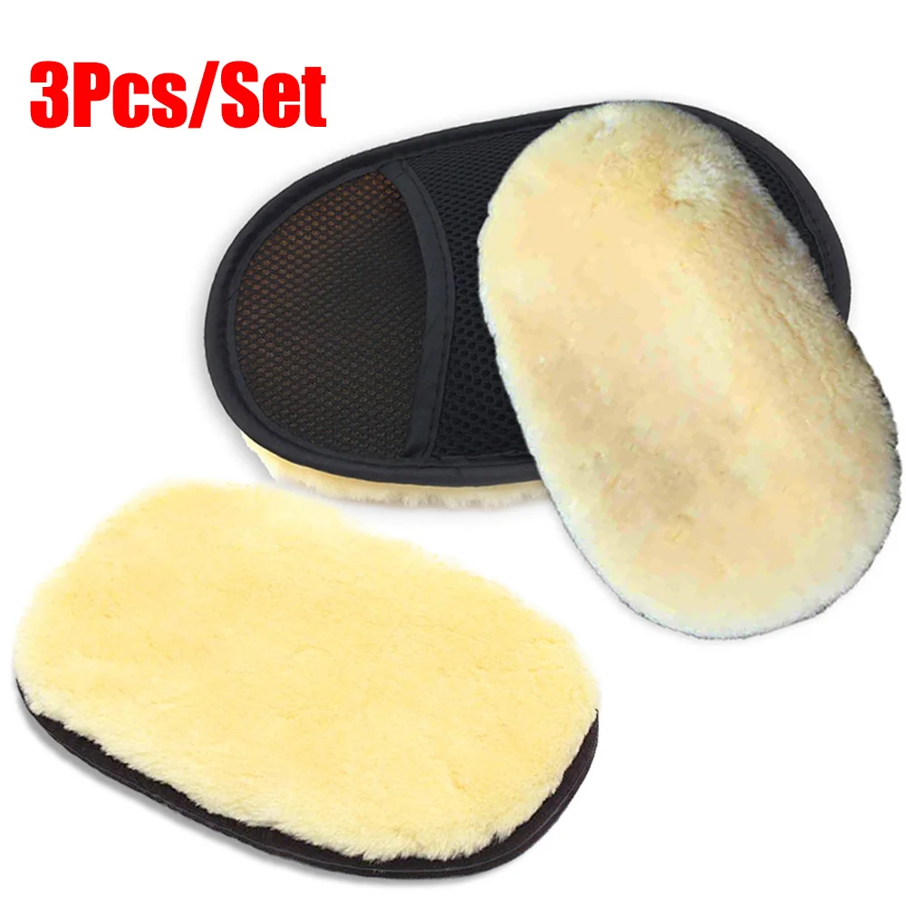 

Soft Wool Glove Car Washing Gloves Auto Cleaning Brush Car Care Cleaning Product Glove Rag For Auto Exterior & Interior Cleaning