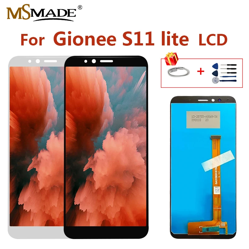 

5.7" For Gionee S11 Lite LCD Display Touch Screen Digitizer Assembly Replacement Parts For Gionee S11 Lite Display LCD Free Gift