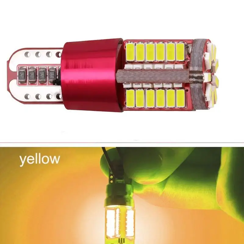 1 шт. светодиод T10 168 192 W5W 57 SMD 3014 Canbus без ошибок лампа для парковки 57SMD лампочка с