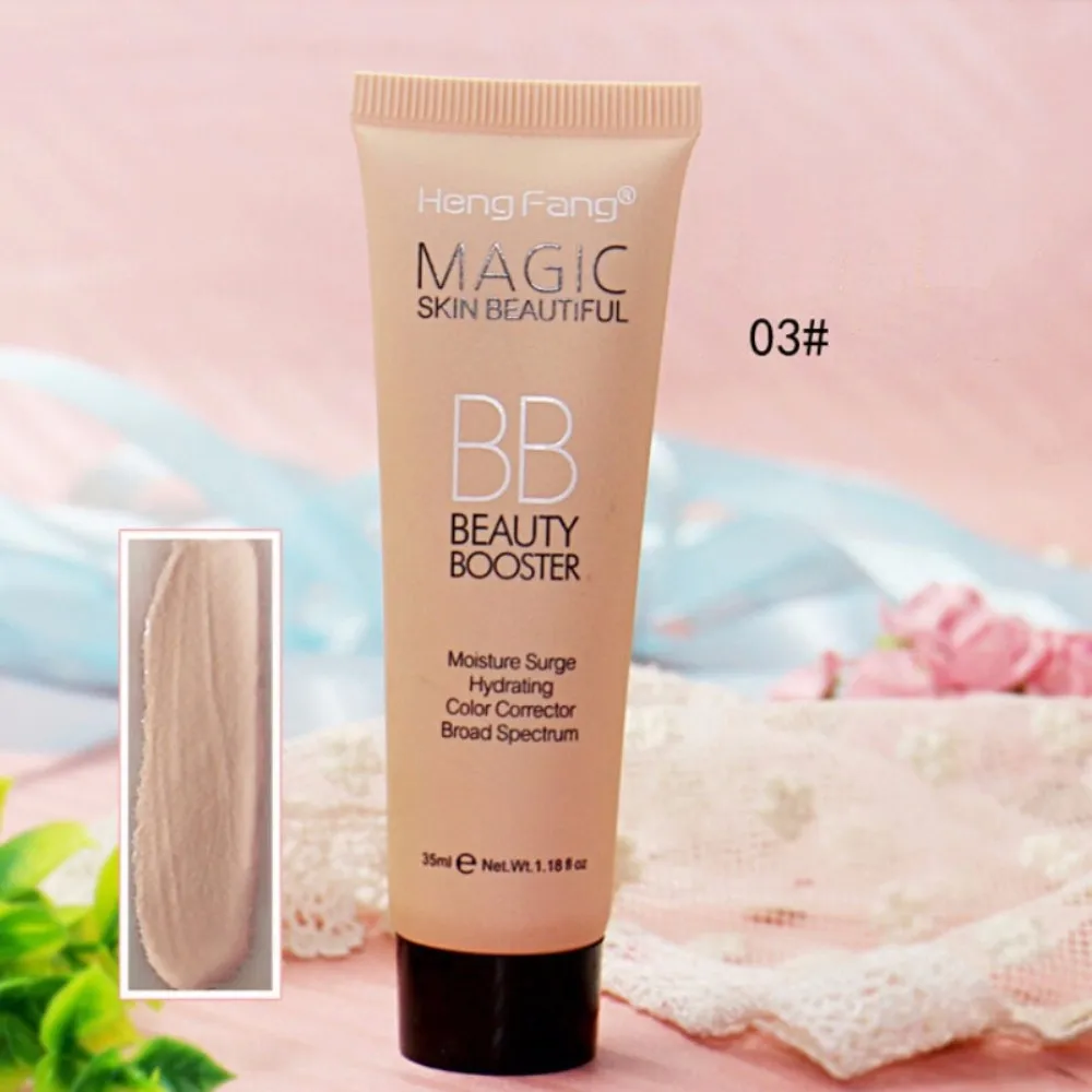 BB Cream Face Care Foundation Base BB CC Cream Makeup Brightening Concealer Cream Whitening Concealer Primer TSLM1 - Цвет: Dark skin tone