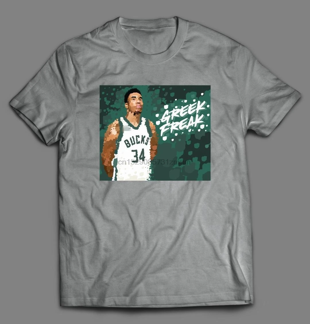Греческий Фрик GIANNIS ANTETOKOUNMPO OLDSKOOtL художественная футболка на заказ новая с