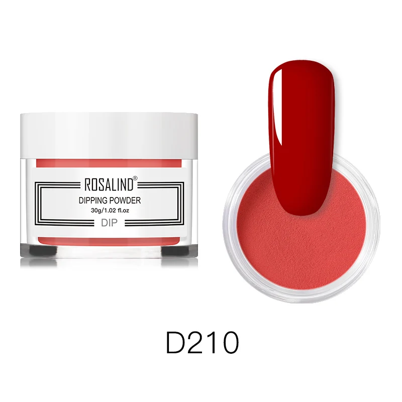 RND210 ROSALIND 30 г блестящая голографическая пудра для ногтей 24 цвета дизайн ногтей все для маникюра натуральный сухой без лампы - Цвет: RND210