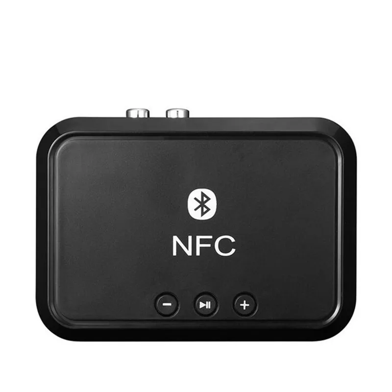 NFC Настольный Bluetooth музыкальный приемник для чтения музыки стерео беспроводной адаптер 3,5 мм AUX/RCA Автомобильный Динамик Bluetooth аудио приемник