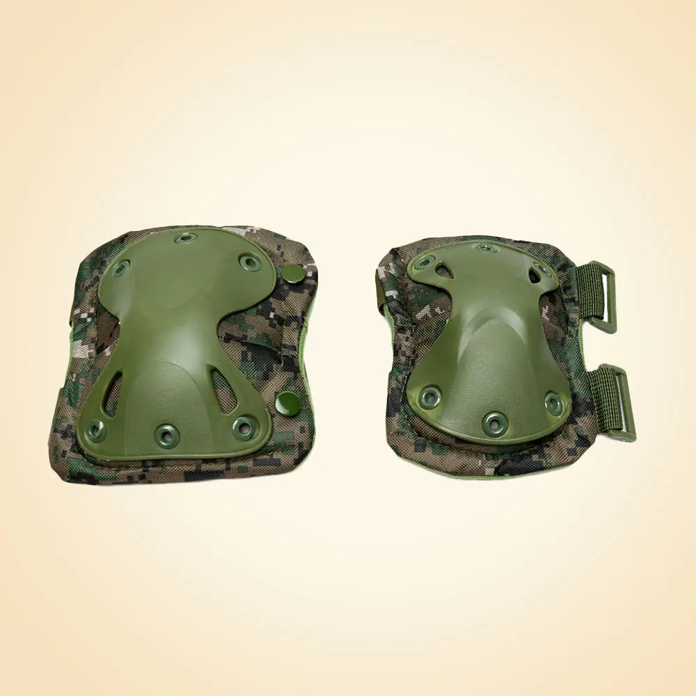 Тактические Боевые ElbowPads наколенники Регулируемая защитная одежда камуфляж