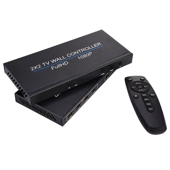 

2x2 TV Video Wall Controller Processor HDMI 1080p TV Image Splicing Controller DU55