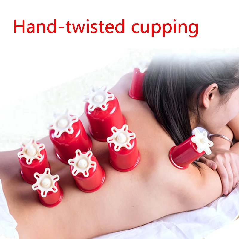 

SHARE HO 4 Size ABS Vacuum Cans Banks Hand-twisted Cupping Anti-cellulite Massage Jars Suction Cup Chinese Therapy