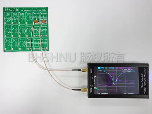 RF демо-комплект для NanoVNA VNA RF Тесты доска вектор сетевой Тесты фильтр/аттенюатор