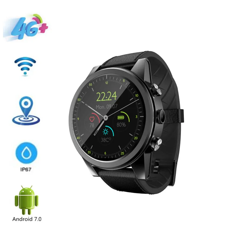 Смарт часы goldenспайк X360 мужские 4G Android 3 ГБ + 32 IP67 экран 1 6 дюйма AMOLED аккумулятор 600
