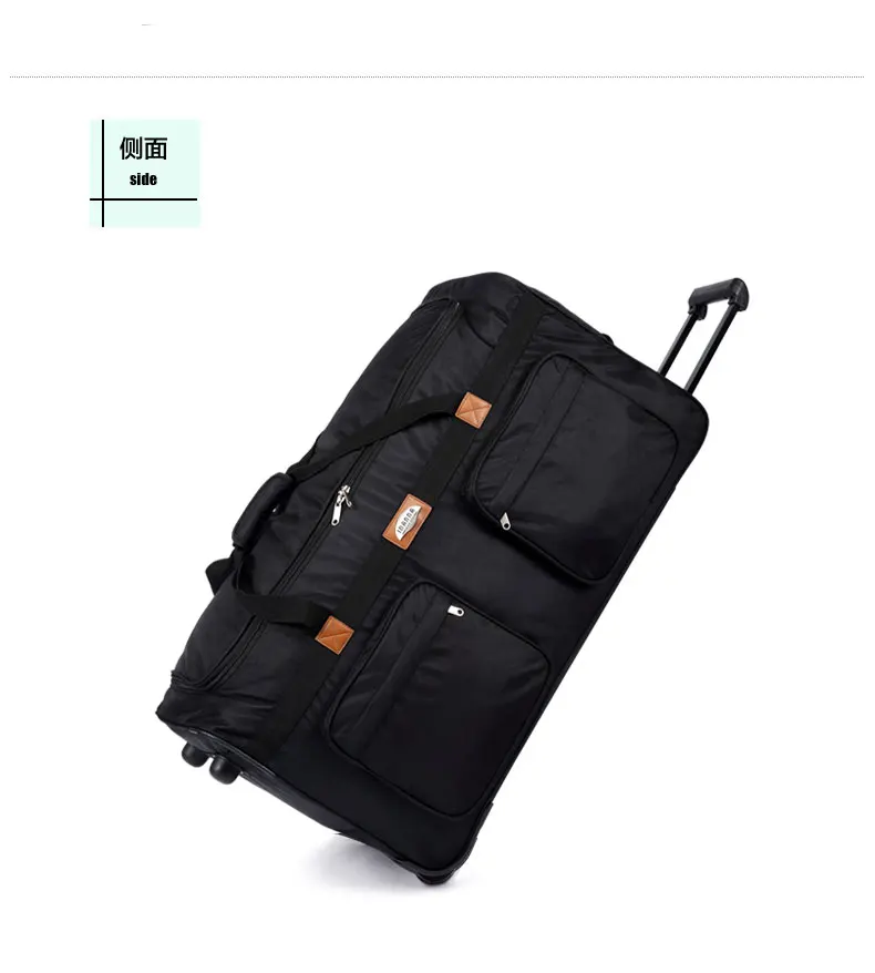 2" 28" 3" складная тележка Ткань Оксфорд чемодан с супер вместимостью багажа