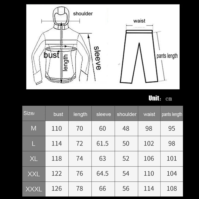 Adult Split Raincoat Outdoor Motorcycle 3D Stereo Reflective Safety Raincoat Men Women Detachable Face Mask Brim Rain Jacket