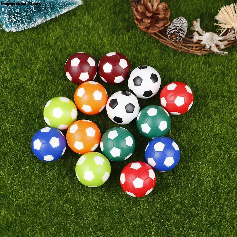 Bola de futebol de mesa de futebol de resina de 2 pces jogos internos  futebol fussball 36mm jogos de futebol de mesa - AliExpress