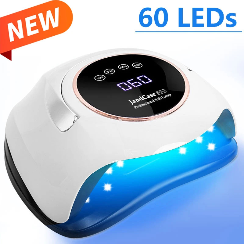 High Power UV Led Lamp For Nail Dryer UV Gel Varnish With 60 LEDs Professional Nail Lamp For Gel Nails Art Salon Manicure Tools