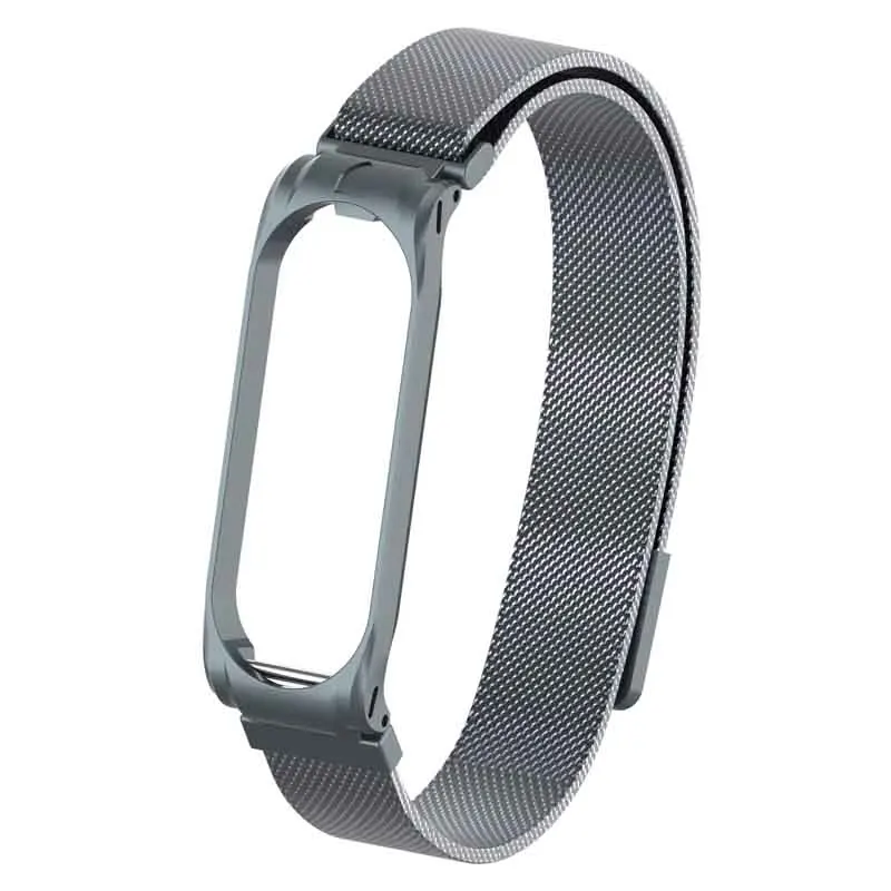 Запястье для Xiaomi mi Band 4 3 металлический ремешок фитнес-Браслет Смарт-часы спортивные mi lanese Pulseira Correa пояс для mi band 4 3