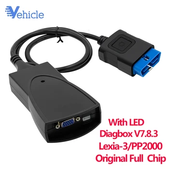 

For Citroen/for Peugeot Diagnostic PP2000 V25 XS Evolution Lexia-3 Lexia3 V48 with Diagbox V7.8.3 with LED Original Full Chip
