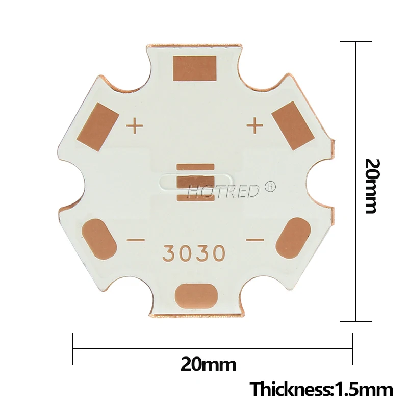 20mm 3030 Copper PCB