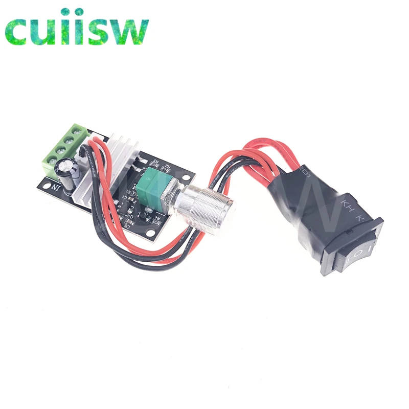 DC 12V 24V 3A 80W 1203BB DC Motor Speed Controller Adjustable PWM Speed Regulator Reversible Control Switch 6V-28V